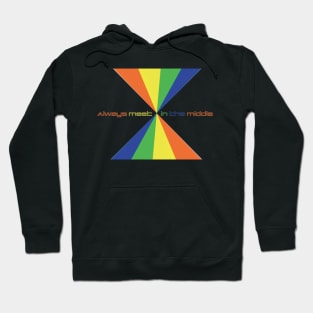Meet in the middle graphic Hoodie